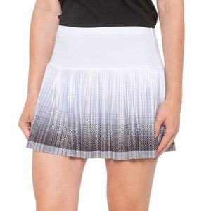 Lucky in Love x K Swiss Pleat Me Right tennis skirt Skort white, black ombre  L